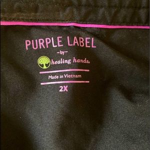 **Sold**Plus size black scrub bottoms